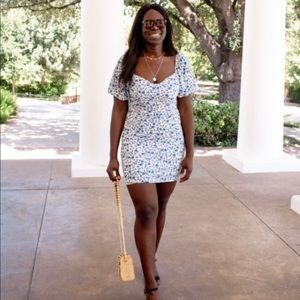 NWT All in Favor Sasha Ruched Minidress